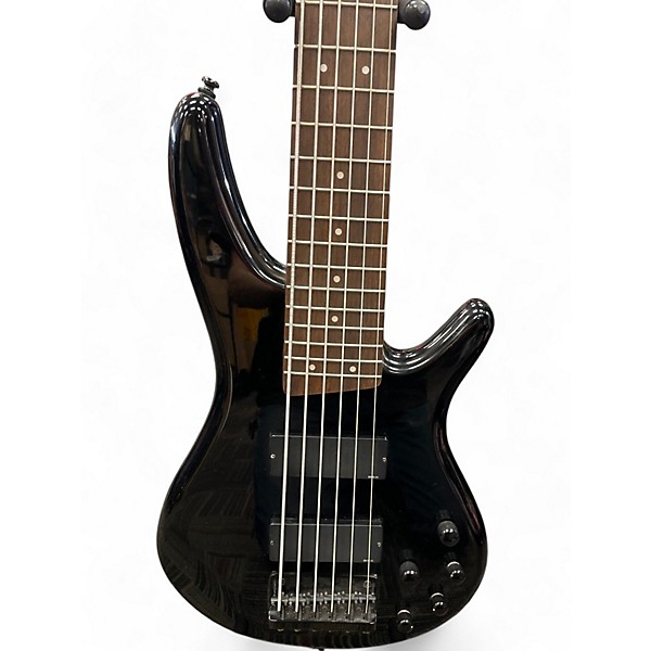 Used Ibanez SR406 Black Electric Bass Guitar