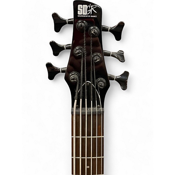 Used Ibanez SR406 Black Electric Bass Guitar