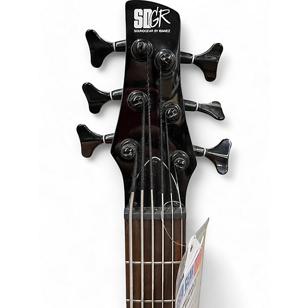 Used Ibanez SR406 Black Electric Bass Guitar
