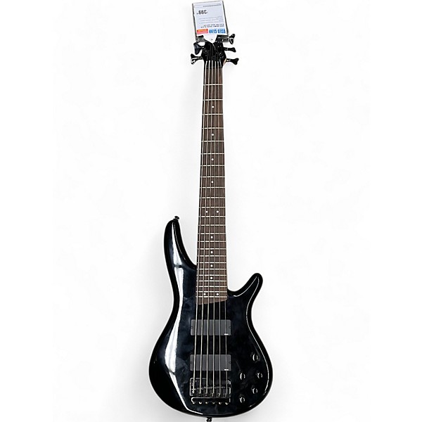 Used Ibanez SR406 Black Electric Bass Guitar