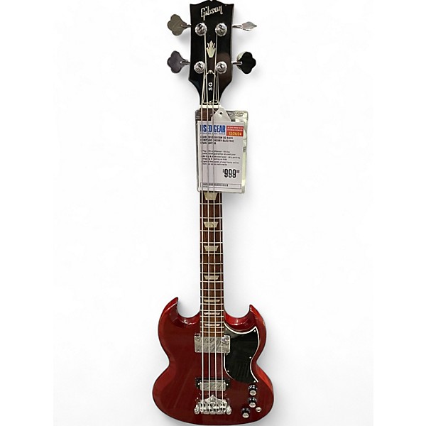 Used 2010 Gibson SG Bass Heritage Cherry Electric Bass Guitar