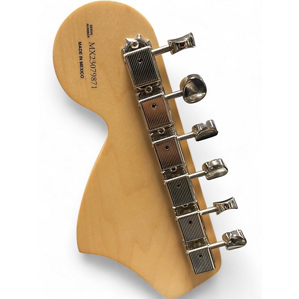 Used 2023 Fender Tom Delong Stratocaster Yellow Solid Body Electric Guitar