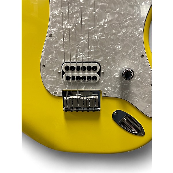 Used 2023 Fender Tom Delong Stratocaster Yellow Solid Body Electric Guitar