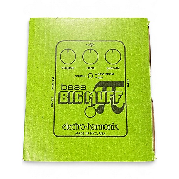 Used Electro-Harmonix Big Muff Bass Distortion Bass Effect Pedal