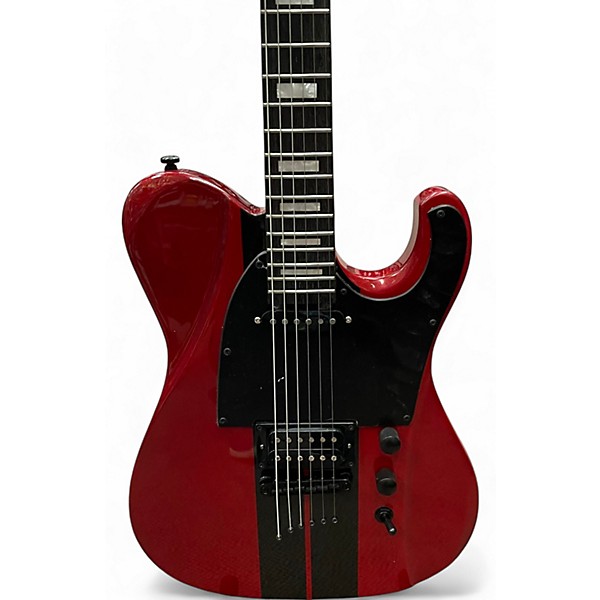 Used Diamond ST SERIES MAVERICK Metallic Red Solid Body Electric Guitar