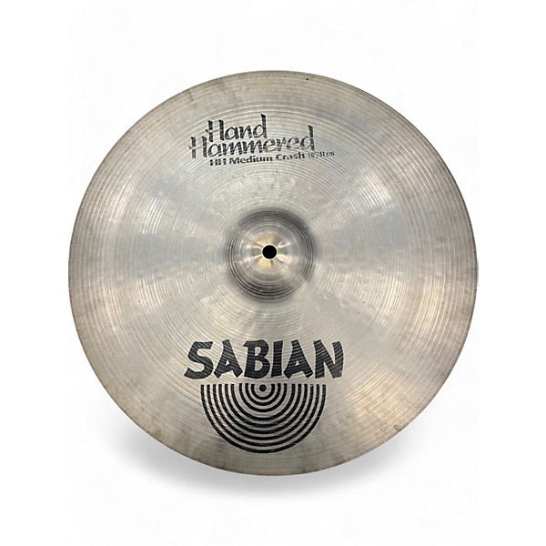 Used SABIAN 16in Hand hammered medium crash Cymbal