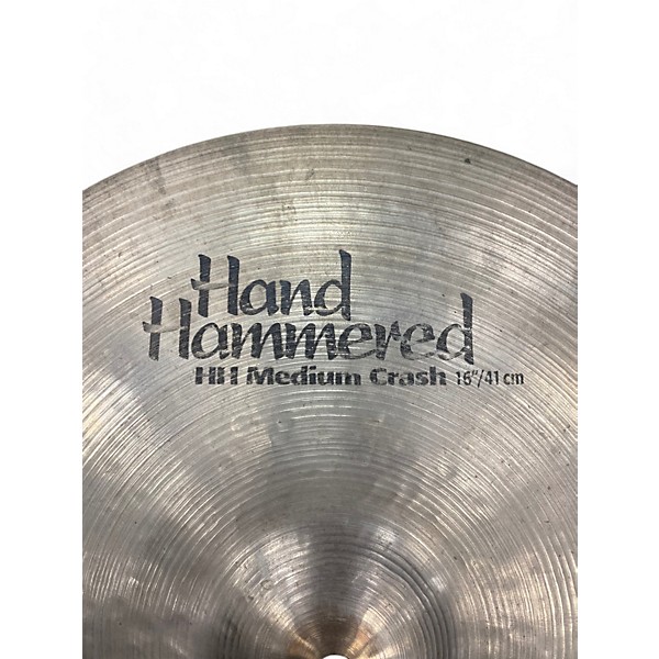 Used SABIAN 16in Hand hammered medium crash Cymbal