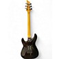 Used Schecter Guitar Research Omen Extreme 6 Floyd Rose Trans Black Solid Body Electric Guitar