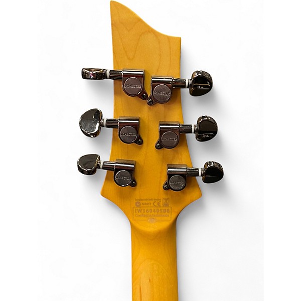 Used Schecter Guitar Research Omen Extreme 6 Floyd Rose Trans Black Solid Body Electric Guitar