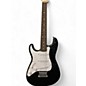 Used 2010s Squier Mini Affinity Stratocaster Left Handed Black Electric Guitar thumbnail