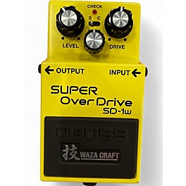 Used BOSS SD1W Super Overdrive Waza Craft Effect Pedal