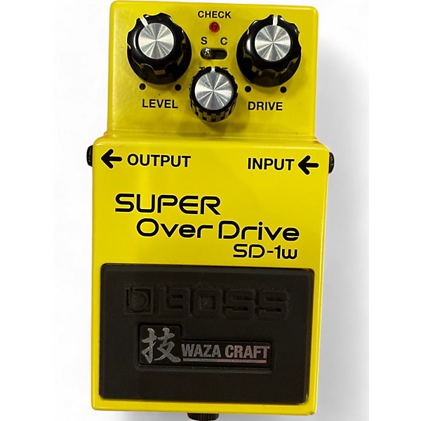 Used BOSS SD1W Super Overdrive Waza Craft Effect Pedal