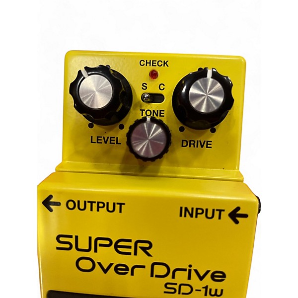 Used BOSS SD1W Super Overdrive Waza Craft Effect Pedal