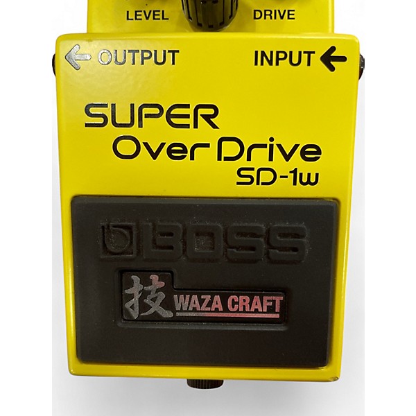 Used BOSS SD1W Super Overdrive Waza Craft Effect Pedal