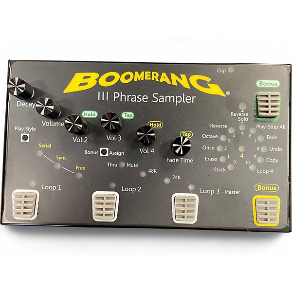 Used Boomerang III Phrase Sampler Pedal