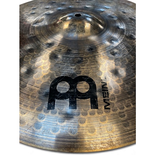 Used MEINL 18in pure alloy custom extra thin hammered crash Cymbal