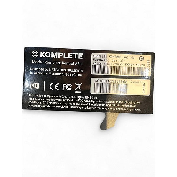 Used Komplete kontrol a61