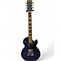 Used 2012 Gibson Les Paul Studio Blue Solid Body Electric Guitar thumbnail