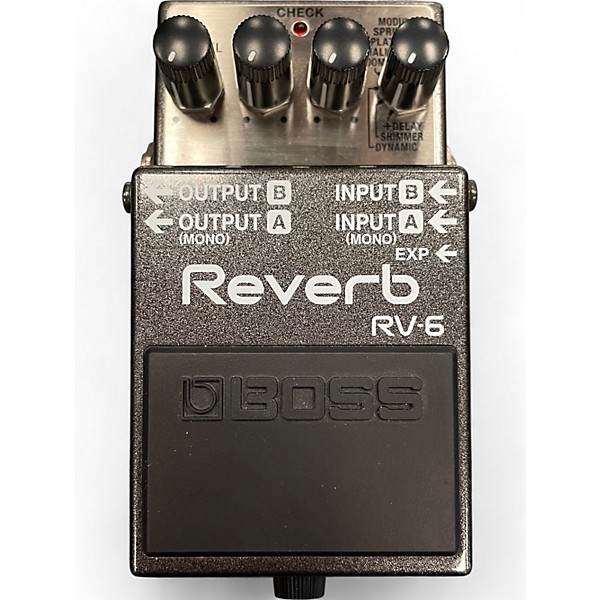 Used BOSS RV6 Digital Reverb Effect Pedal