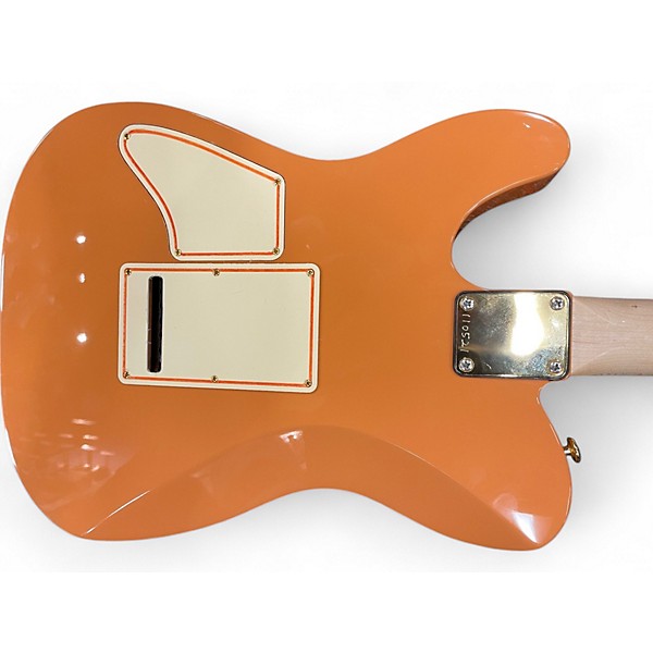 Used Pensa Custom Guitars  PT Orange Hollow Body Electric Guitar