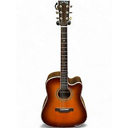 Used Zager ZAD-90CE Vintage Cherry Sunburst Acoustic Electric Guitar