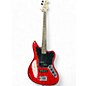 Used Squier Vintage Modified Jaguar Bass Candy Apple Red Electric Bass Guitar