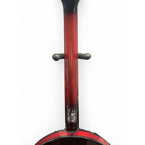 Used Savannah SB-106 Crimson Red Burst Banjo