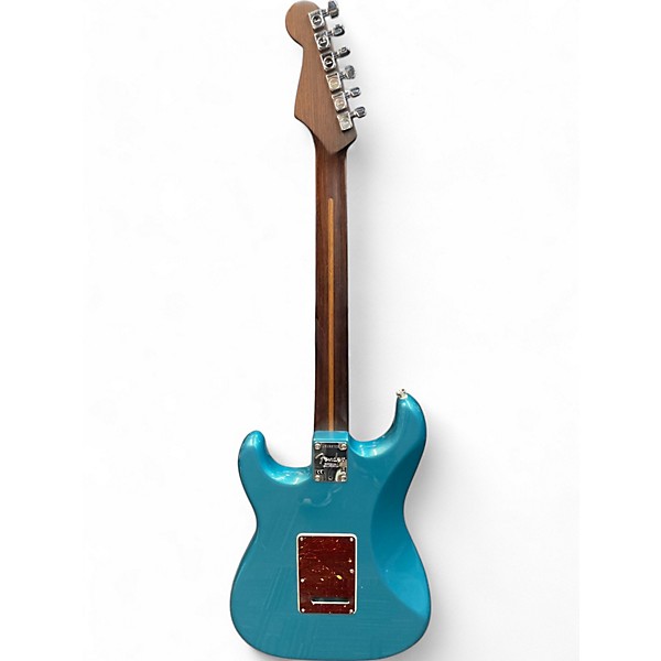 Used 2019 Fender American Professional Stratocaster with Rosewood Neck Blue Solid Body Electric Guitar