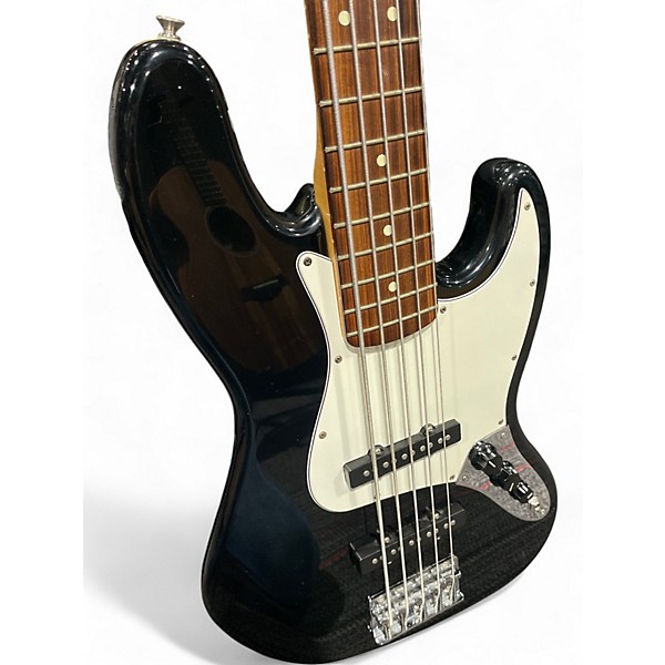 Used 2011 Fender Standard Jazz Bass Black Electric Bass Guitar