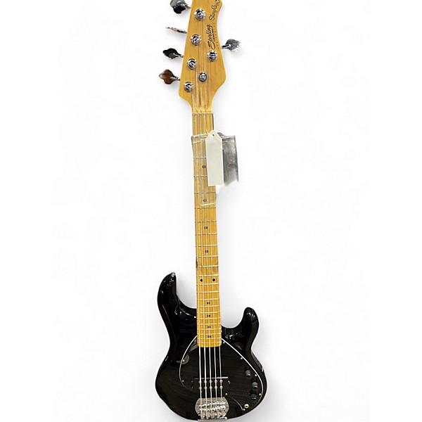 Used Sterling by Music Man Stingray 5 Black Electric Bass Guitar