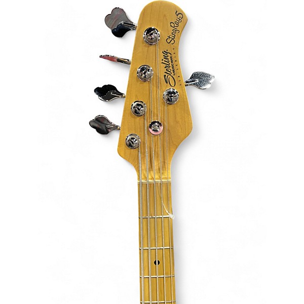 Used Sterling by Music Man Stingray 5 Black Electric Bass Guitar