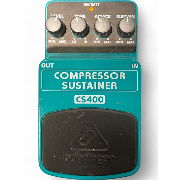 Used Behringer CS400 Compressor Sustainer Effect Pedal