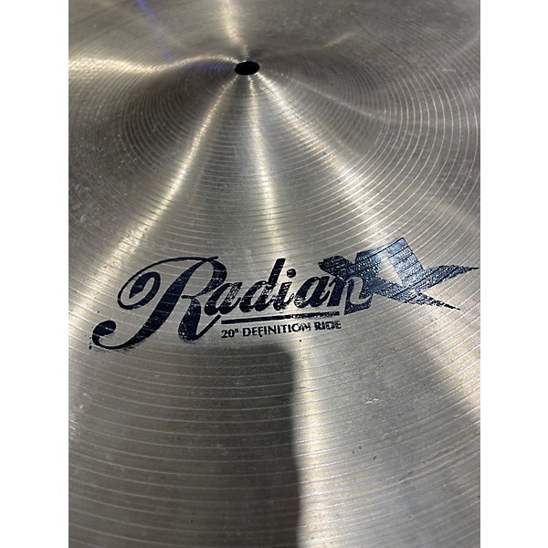 Used Radian Xl 20in Definition ride Cymbal