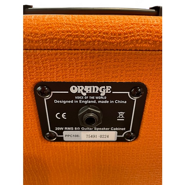 Used Orange Amplifiers PPC108 Micro Terror 1X8 Guitar Cabinet