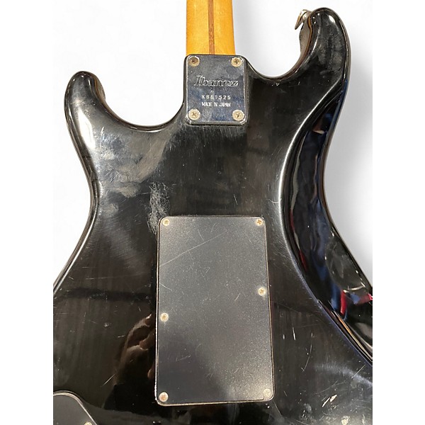 Vintage 1985 Ibanez rg440 Black Solid Body Electric Guitar
