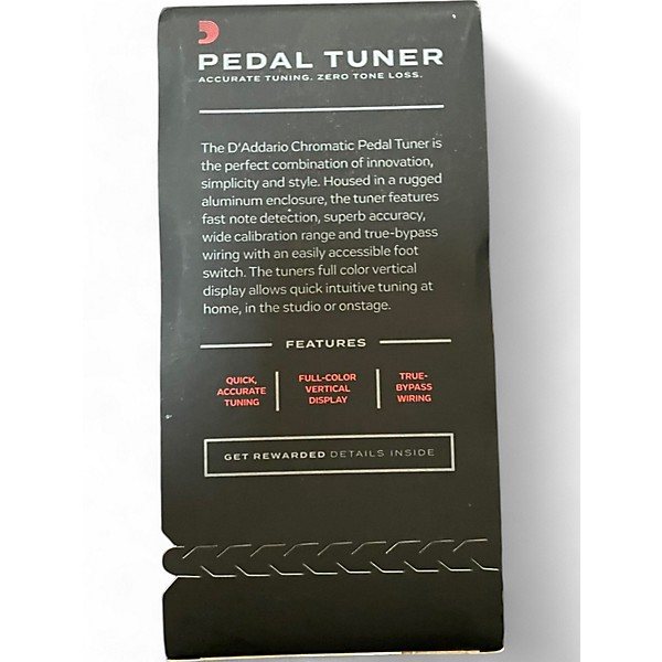 Used D'Addario Pedal Tuner Tuner Pedal