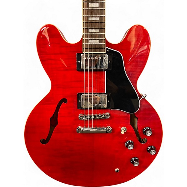 Used 2023 Epiphone Marty Schwartz ES-335 Cherry Hollow Body Electric Guitar