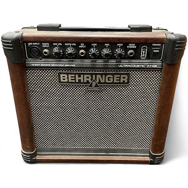 Used Behringer AT108 1X8 15W Ultracoustic Acoustic Guitar Combo Amp