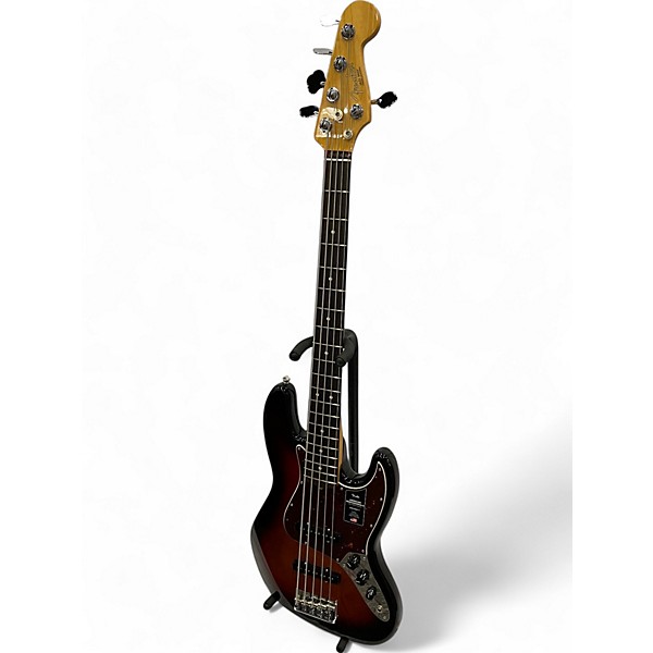 Used 2023 Fender American Professional II Jazz Bass V 3 Color Sunburst Electric Bass Guitar