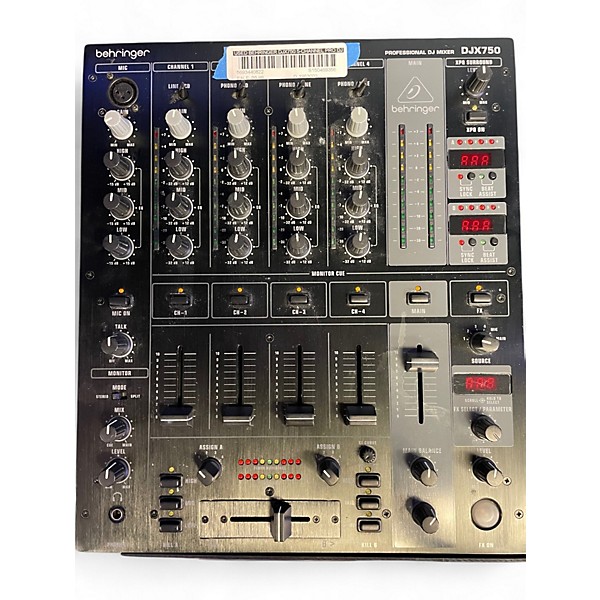 Used Behringer DJX750 5-Channel Pro DJ Mixer