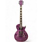 Used ESP LTD EC1000 Deluxe Trans Purple Solid Body Electric Guitar