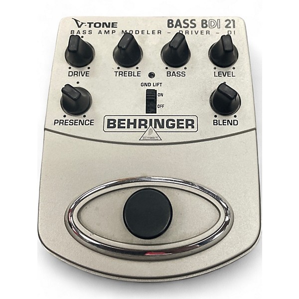 Used Behringer VTONE BASS AMP MODELER Bass Effect Pedal