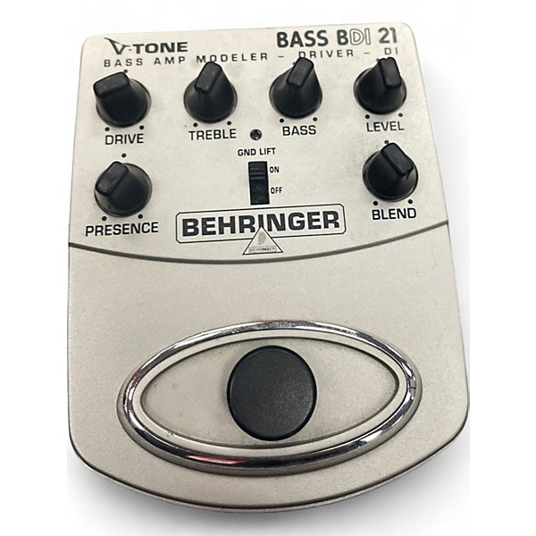 Used Behringer VTONE BASS AMP MODELER Bass Effect Pedal