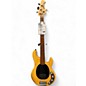 Used Ernie Ball Music Man sting ray 4 h f Yellow Electric Bass Guitar thumbnail