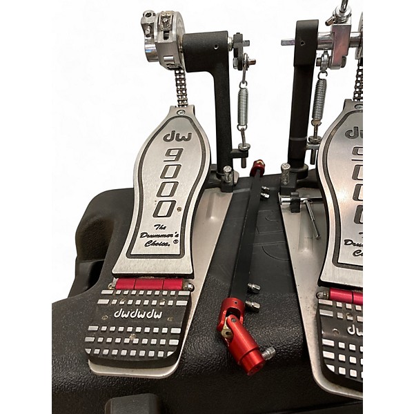 Used DW 9000 Series Double Double Bass Drum Pedal