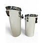 Used Pearl 6in AL612 AL618 Rocket Toms White Drum