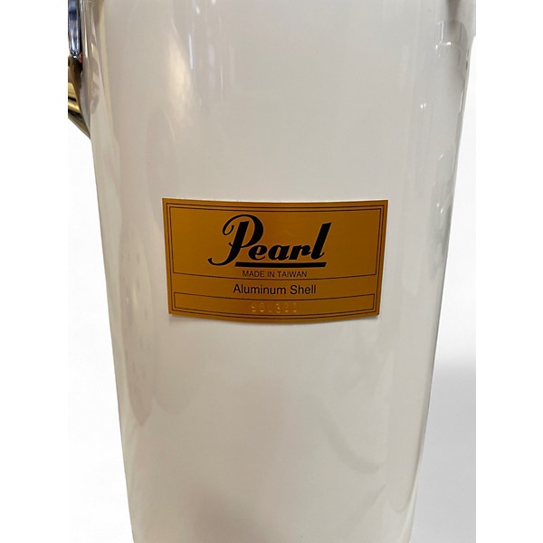 Used Pearl 6in AL612 AL618 Rocket Toms White Drum