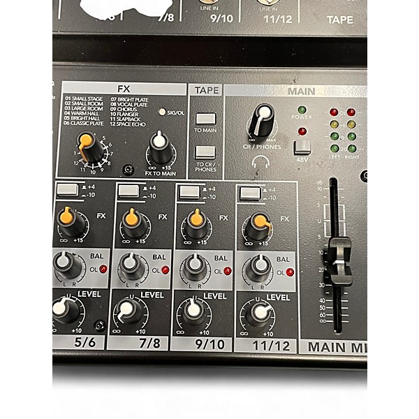 Used Mackie Mix12fx Digital Mixer