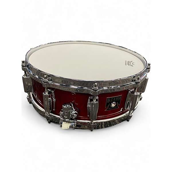 Used 2014 TAMA 5X14 Superstar Reissue 40th Anniversary Birch Cherry Drum