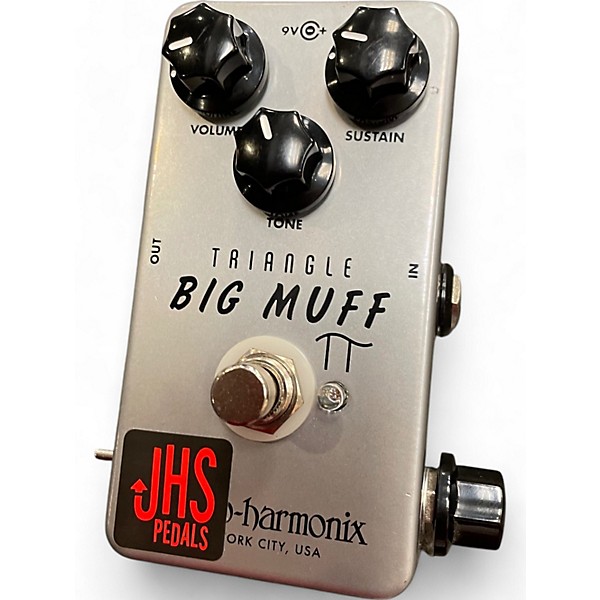 Used Electro-Harmonix Big Muff Triangle Pi Distortion w/ JHS "Illuminati" Mod Effect Pedal